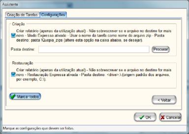 Assistente - Configurações